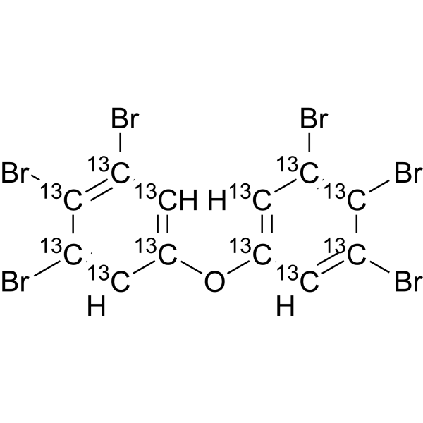3,3′,4,4′,5,5′-Hexabromo diphenyl ether-13C12 1401355-58-5